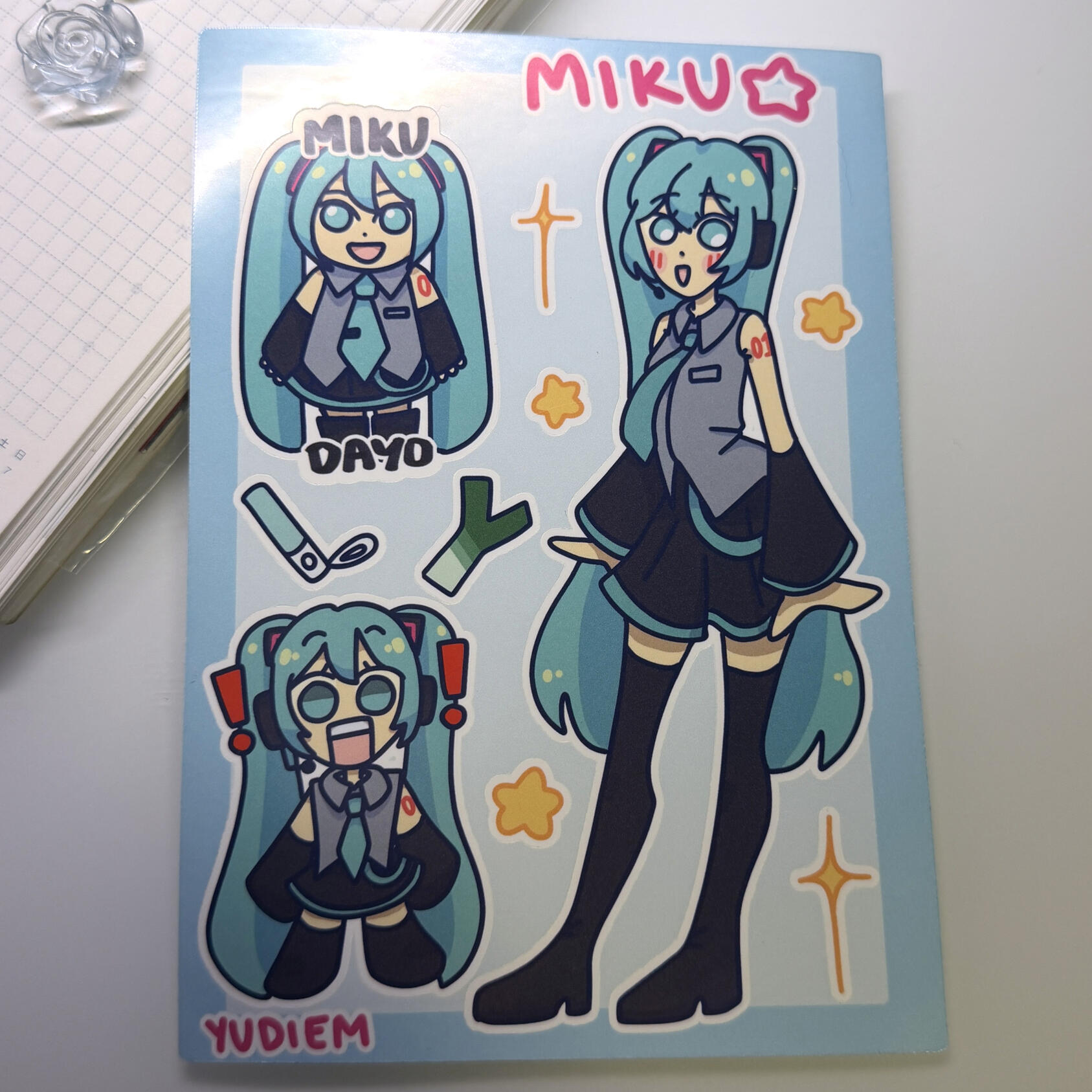 MIKU STICKER SHEET