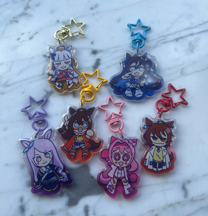 UMAMUSUME GUMMY KEYCHAINS