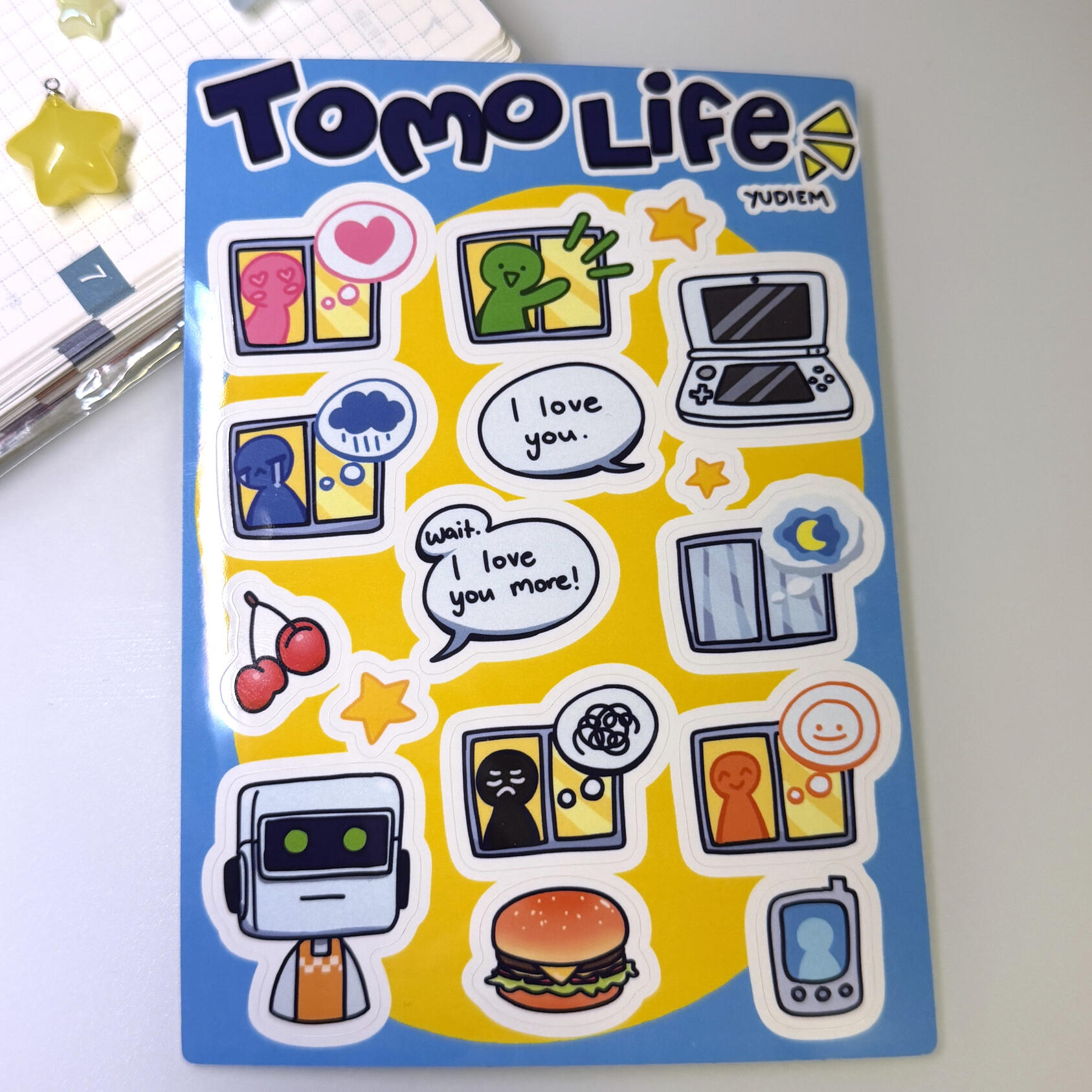 TOMODACHI LIFE STICKER SHEET