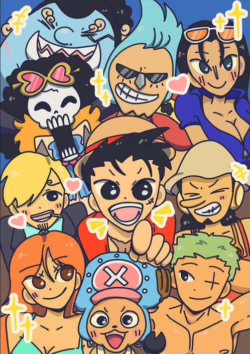 STRAW HATS - ONE PIECE